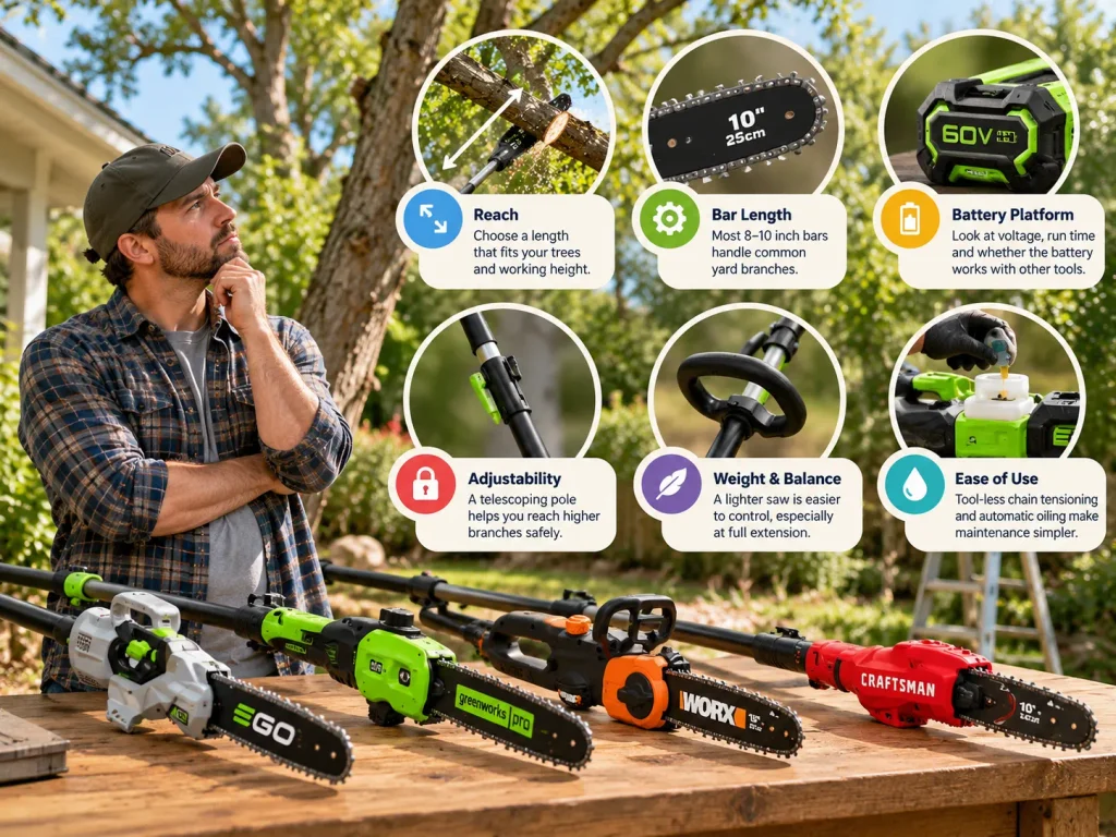 How to Choose a Battery Pole Saw