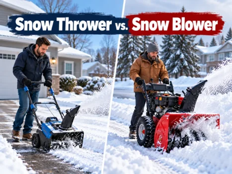 Snow Thrower vs. Snow Blower